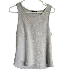 Laundry By Shelli Segal Gray Sleeveless Tank Top Cozy Size Medium